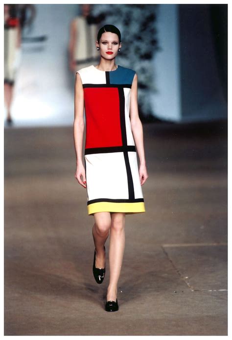 mondrian robe yves saint laurent|what is YSL known for.